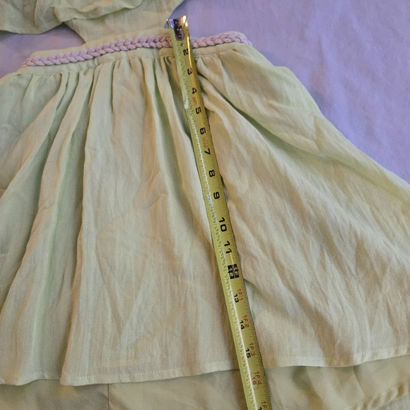 DO+BE Debbie Cut Out Halter Dress Lime Green Mini - Picture 5 of 16